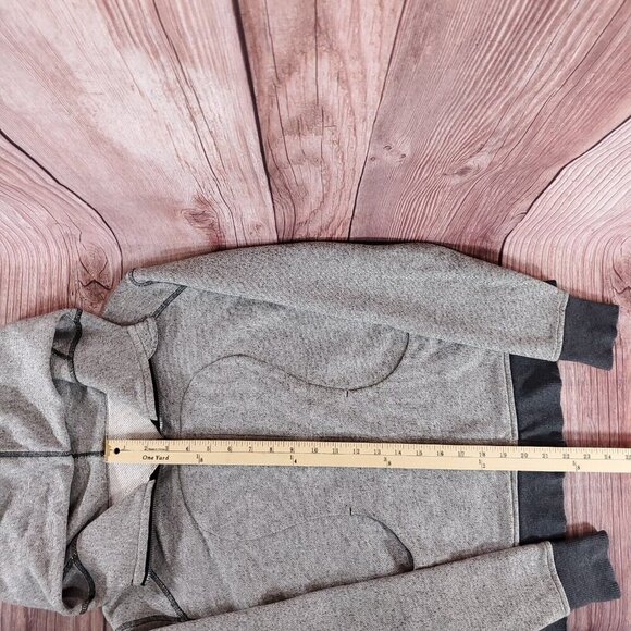 Lululemon Womens Size 6 On The Daily Hoodie Gray Full Zip Athleisure - Picture 14 of 14